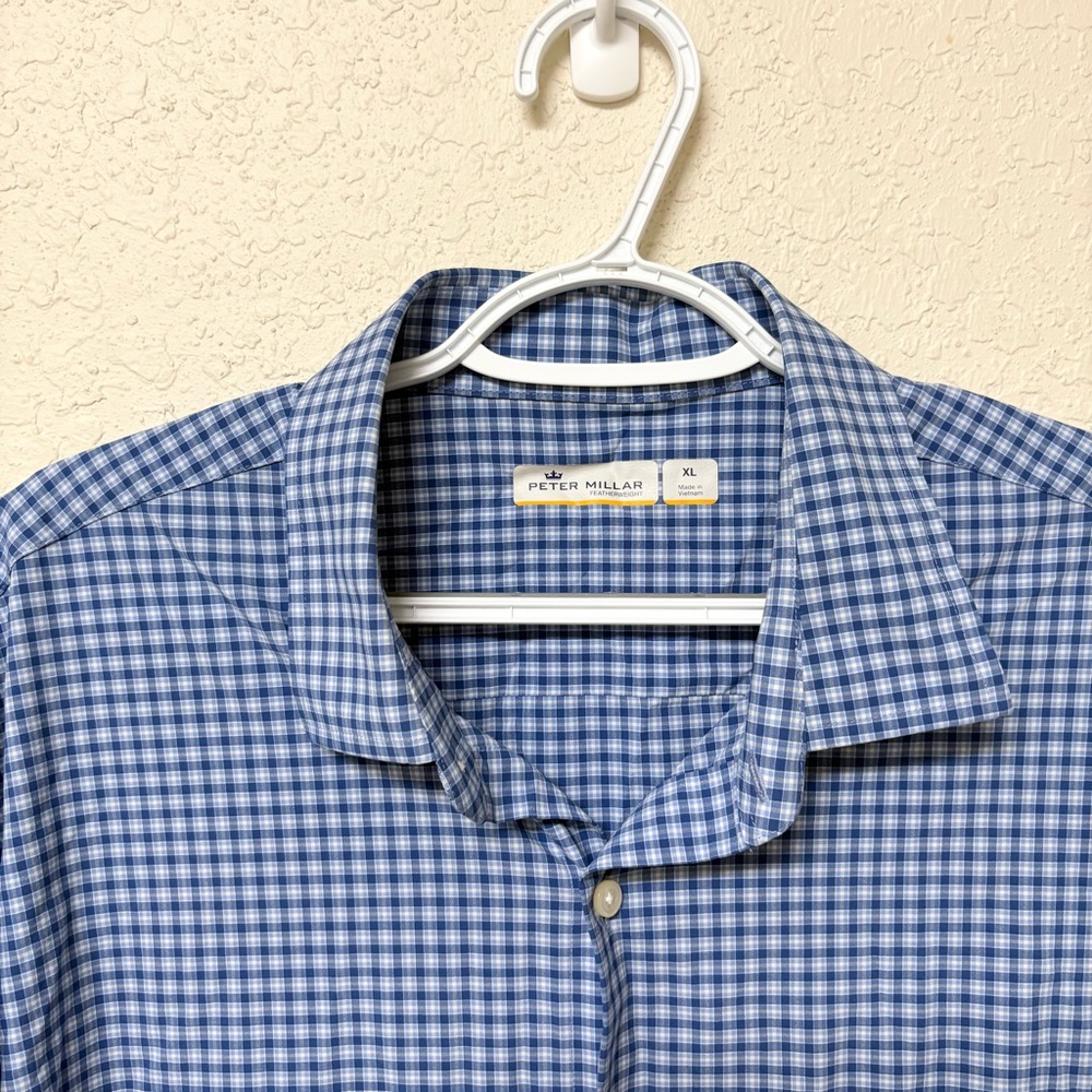 Peter Millar Featherweight Button Down Shirt Mens… - image 3